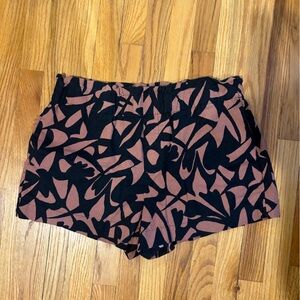 A New Day Black & Brown Patterned Shorts